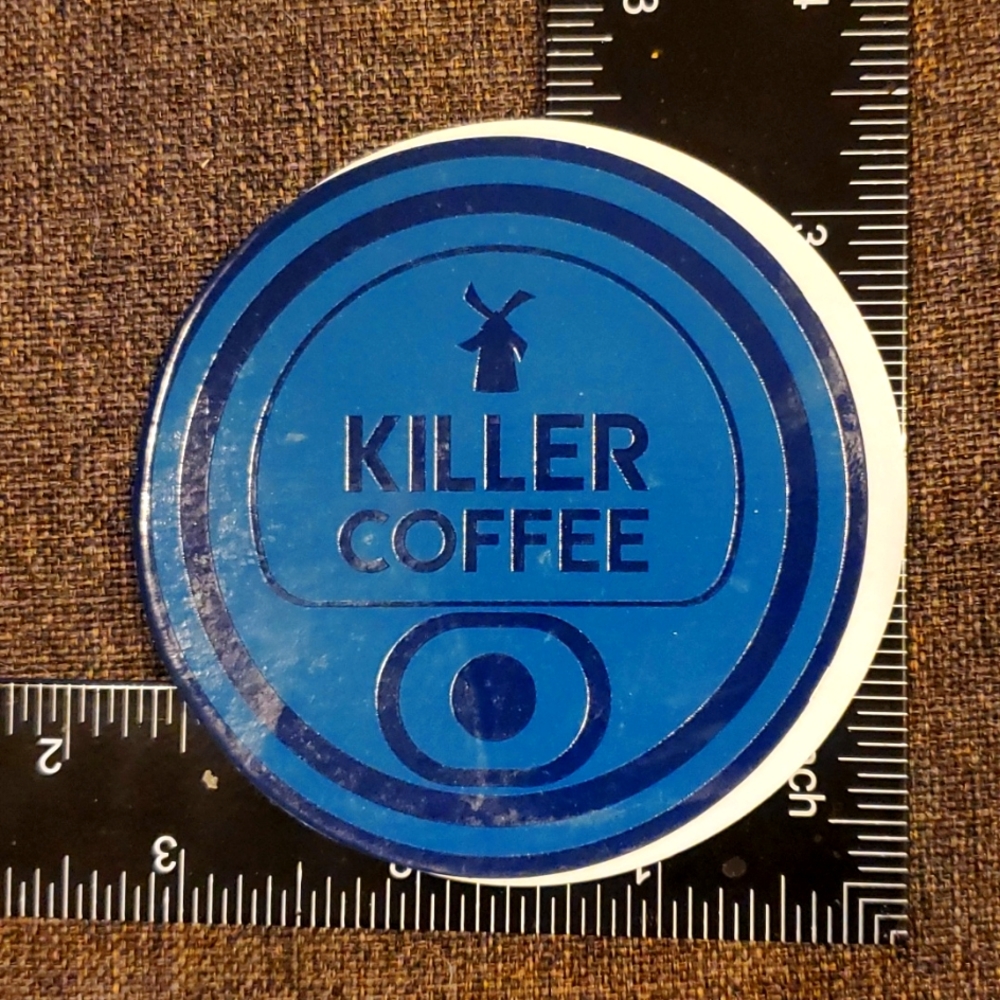 Killer Coffee Dutch Bros lid sticker stickers